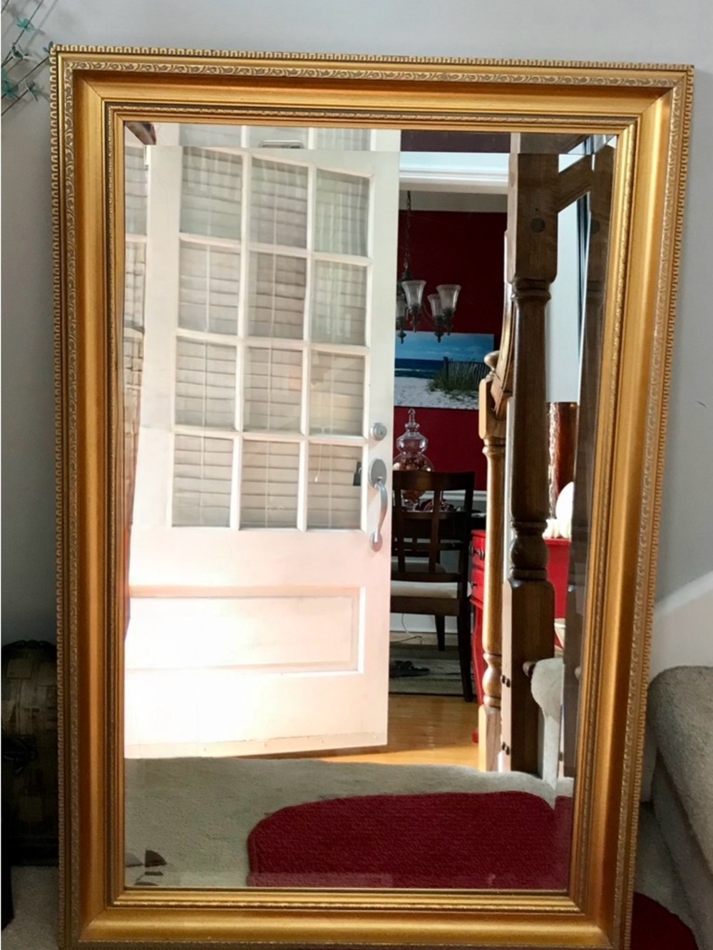 Vintage Carolina Mirror Classic Gold Ornate Wall Mirror - Timeless Home Accent